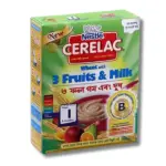 Cerelac 3 Fruits Wheat & Milk 400(±)50gm (BIB)