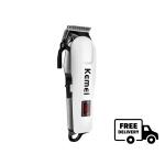 Kemei KM-809A Digital Electric Rechargeable Professional Hair Clipper Trimmer