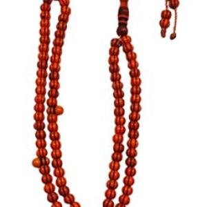 Plastic Beads Tasbih (তাসবীহ) - 102 Dana (Brown Red)