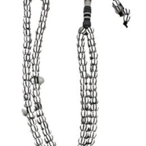 Plastic Beads Tasbih (তাসবীহ) - 102 Dana (Grey Cloud)