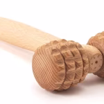 Face Massage Roller Tool Head Massager Wooden