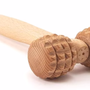 Face Massage Roller Tool Head Massager Wooden