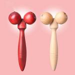 Wooden Thin Face Roller V Face Massager Thin Face Instrument To Double Chin Lean Muscle 3D Massage Ball