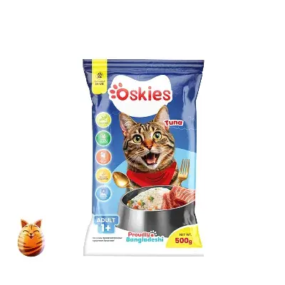 Oskies Adult Cat Food Tuna 500 gm